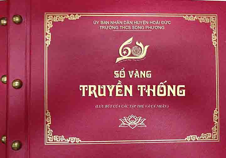 Thiết kế in ấn sổ vàng truyền thống