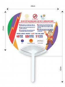 Thiết kế, in ấn quạt sự kiện