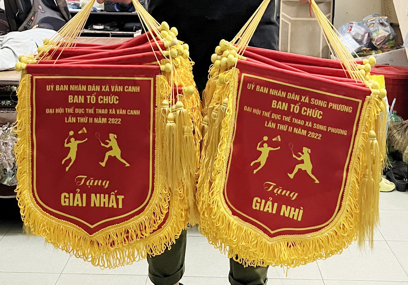 Thiết kế, in ấn cờ lưu niệm, cờ thi đua